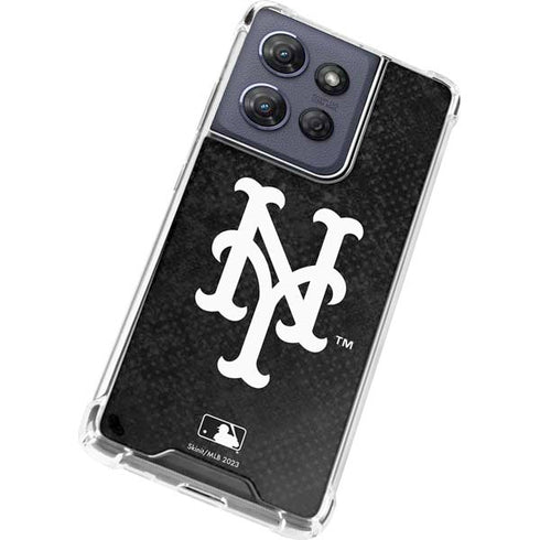 MLB New York Mets Dark Wash Moto G Play 5G (2025) Clear Case